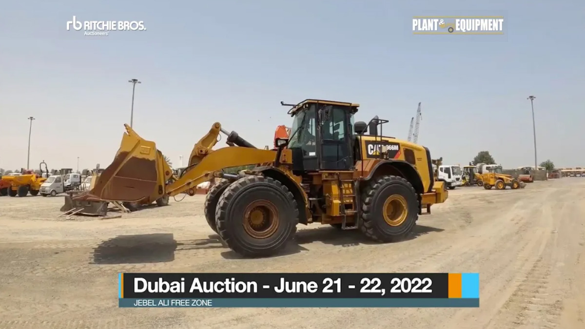 Ritchie Bros. Auctioneer Dubai Auction June 21-22, 2022 - Plant ...