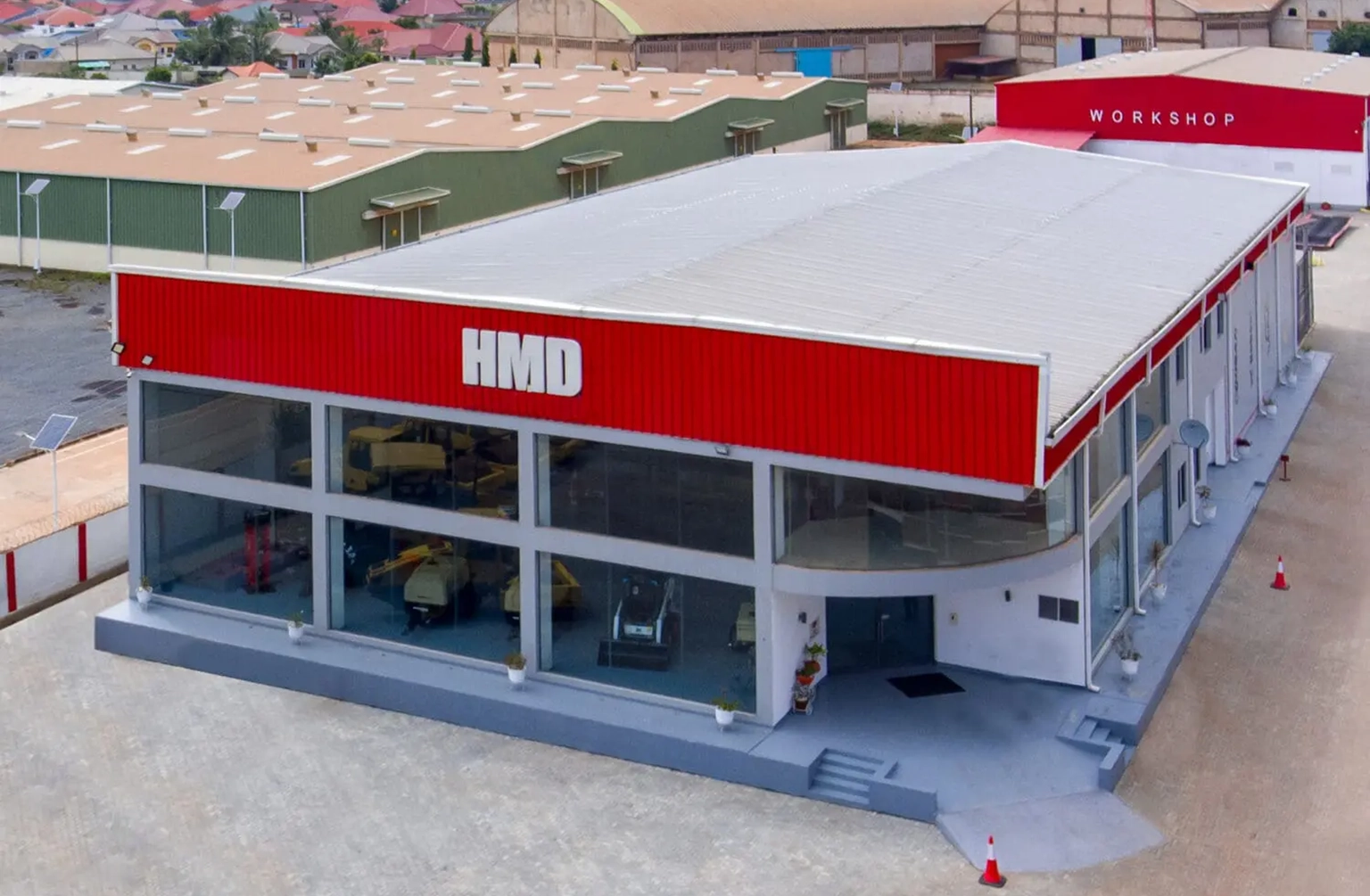 The HMD facility, in Tema, Ghana, one of several across West Africa.